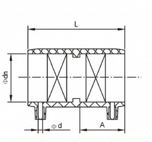 Муфта электросварная 500 мм SDR17 ПЭ100 Xinda (XD)