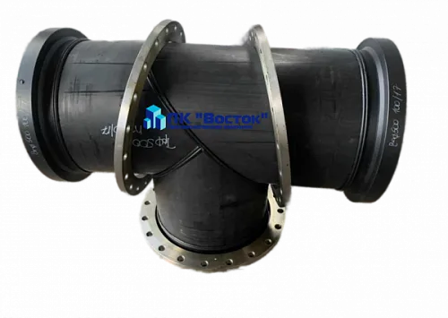Тройник фланцевый ПЭ 90 мм SDR17 Ру10